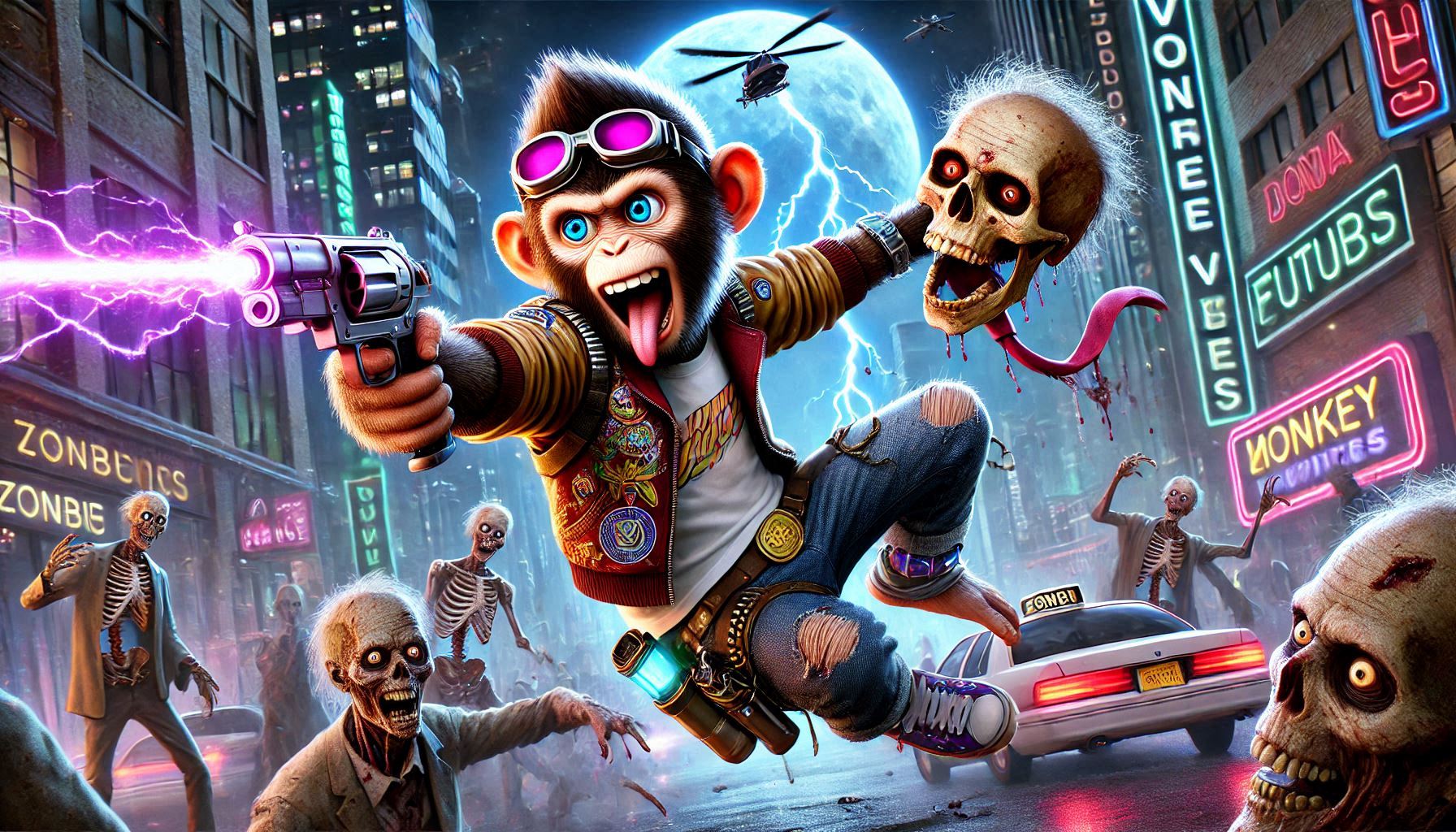 Monkey Zombies City